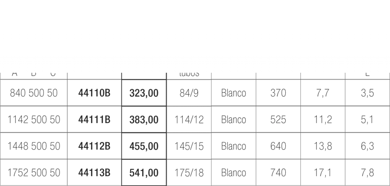 Radiador para calefacción central (agua) Bandiera en blanco | Adrihosan