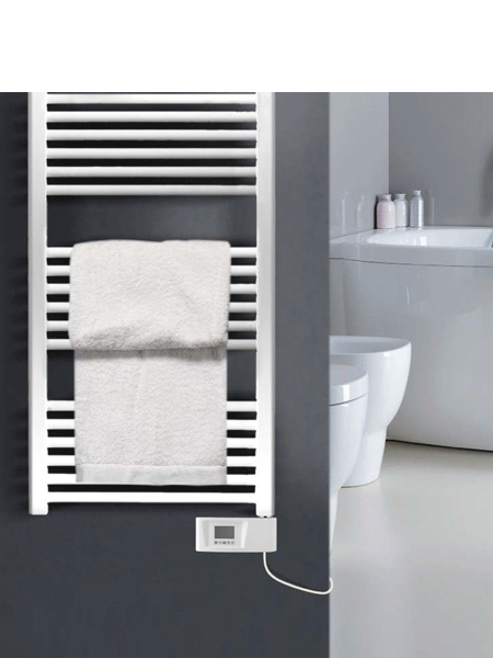Confidencial mucho Intensivo Accesorios de baño Calientatoallas S SIENOC radiador de baño 500 x 1150 mm  Blanco conexión Central radiador Calentador de Toallas secador de Toallas  vemax.es