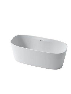 Bañera exenta Solid Surface Maracaibo 150x65 cm. Bañera de libre instalación con rebosadero interno. Una bañera de líneas curvas con una frágil curvatura.