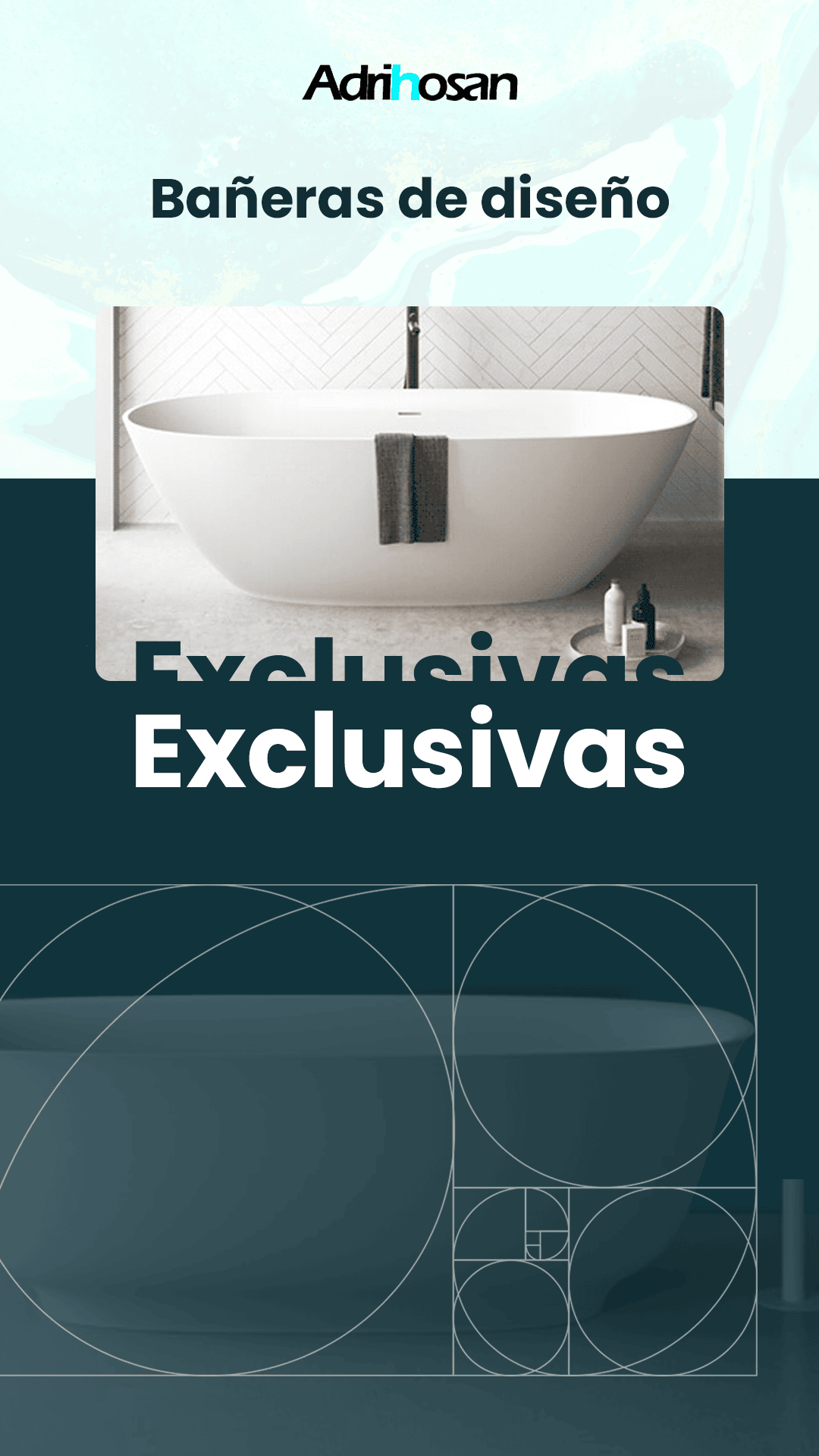 Bañeras exentas fabricadas con solid surface