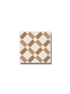 Pavimento imitación hidráulico Antigua beige decor 20x20 cm. Diseños del pasado con tecnología del presente, azulejo para paredes y suelos vintage.