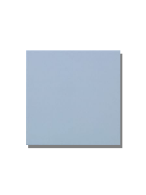 Revestimiento pasta roja liso Azul claro brillo 20x20 cm. Un azulejo clásico válido para revestir paredes con 14 colores disponibles en dos acabados.