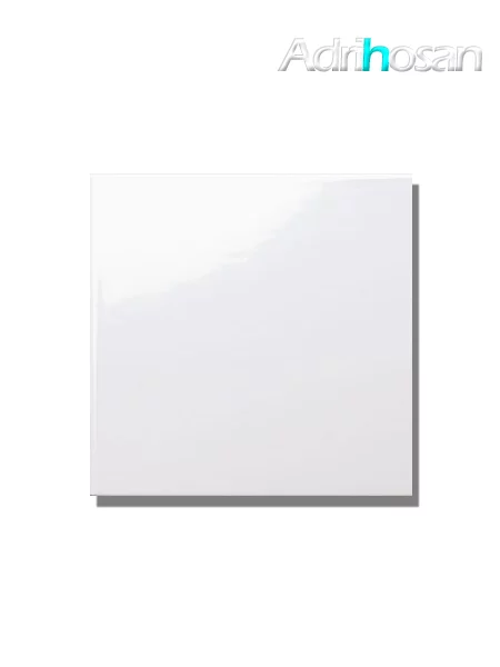 Revestimiento pasta roja liso blanco brillo 20x20 cm. Un azulejo clásico válido para revestir paredes con 14 colores disponibles en dos acabados.