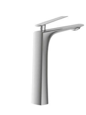 Monomando lavabo alto Kily cromo brillo. La grifería Kily se caracteriza por las suaves curvas que delimitan su contorno.