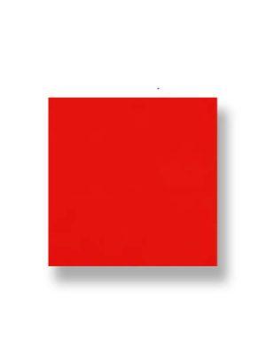 Revestimiento pasta roja liso rojo brillo 20x20 cm. Un azulejo clásico válido para revestir paredes con 14 colores disponibles en dos acabados.