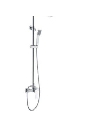 Columna de ducha monomando Soria cromada. Sugerente y atractivo conjunto de ducha monomando con altura regulable y diseño exclusivo.