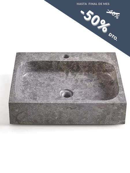 Lavabo en piedra natural formato rectangular en oferta, lavabo piedra