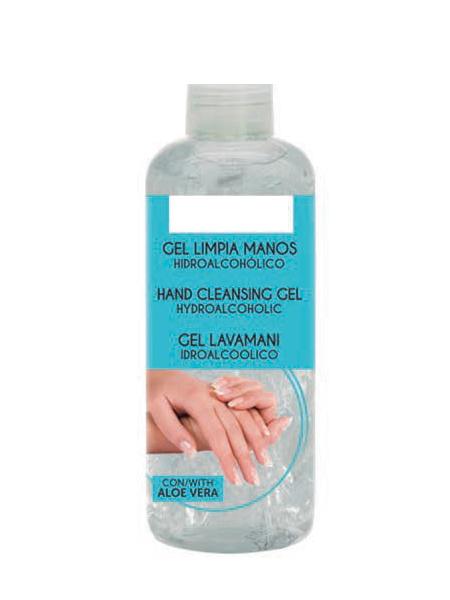 Gel limpia manos hidroalcohólico con aloe vera 250 ml.