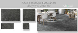 Azulejo modular porcelánico Borgogna Stone soft