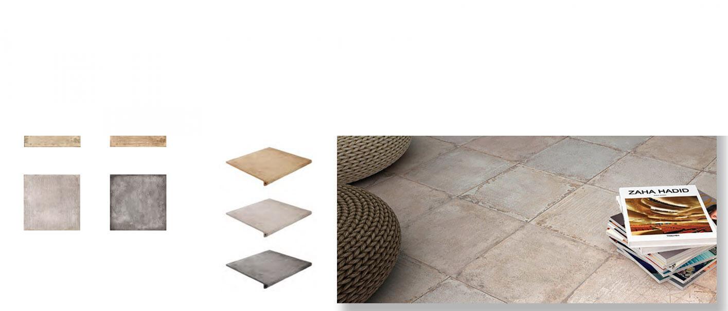 Pavimento antideslizante porcelánico Charger gris 33x33 cm