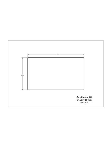 Fregadero de cuarzo Amsterdam 20 bajo o sobre encimera 860x500x200mm 2C 5 Fregadero de cuarzo Amsterdam 20 brillo,2 senos negro