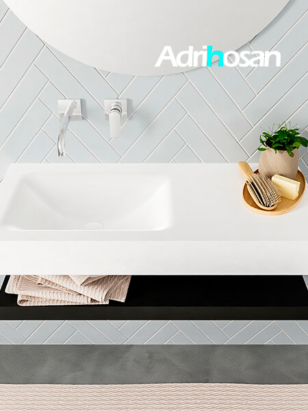 Mueble de baño con lavabo solid surface