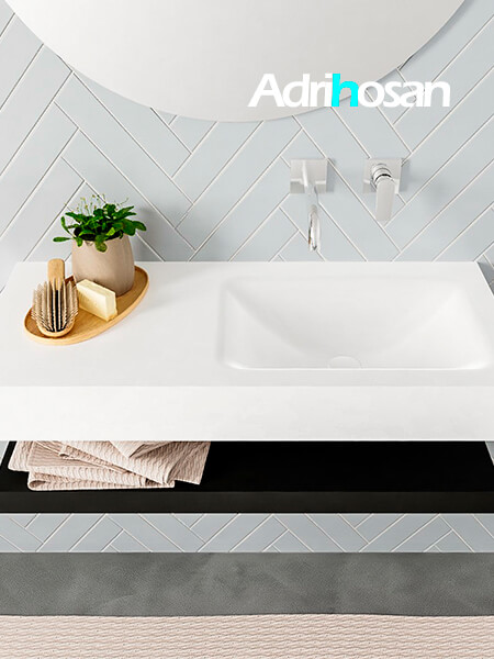Mueble de baño con lavabo solid surface