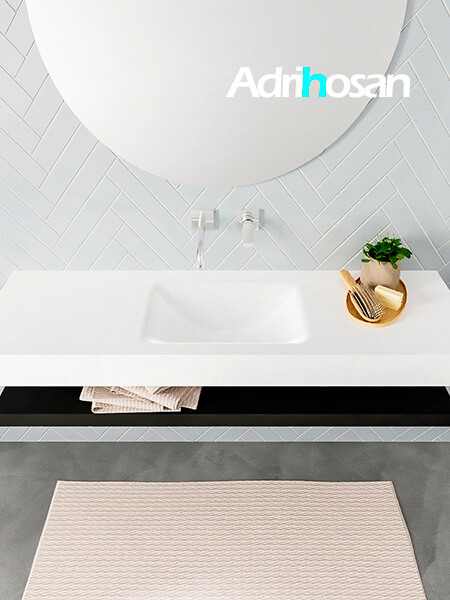 Mueble de baño con lavabo solid surface