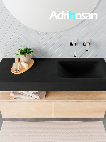 muebles de baño modernos con lavabo de Corian