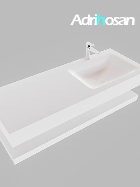 Mueble de baño con lavabo solid surface