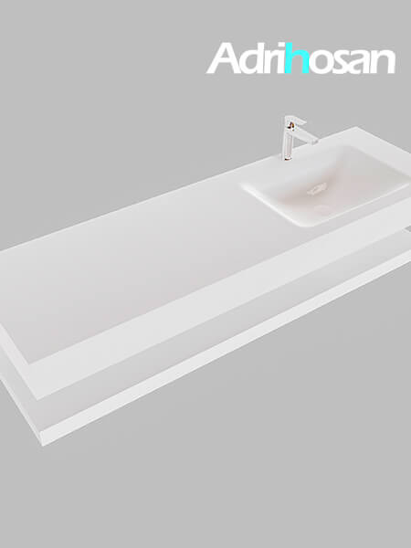 Mueble de baño con lavabo solid surface