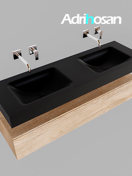 muebles de baño modernos con lavabo de Corian