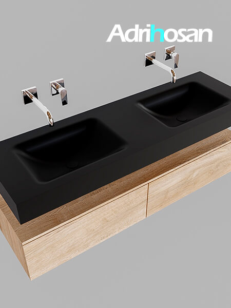 muebles de baño modernos con lavabo de Corian