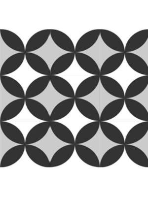 Pavimento porcelánico formas geométricas Flower Pétalos 15x15 cm