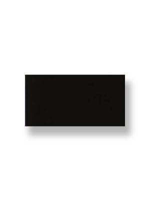 Revestimiento pasta roja liso negro 10X30 cm. El clásico azulejo para decoraciones retro o vintage o incluso modernas o minimalistas.