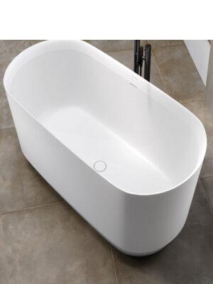 Bañera exenta Dolotek lech 170,4x81,3 cm .Bañera de libre instalación de blanco puro. Una bañera de líneas curvas con una frágil curvatura.