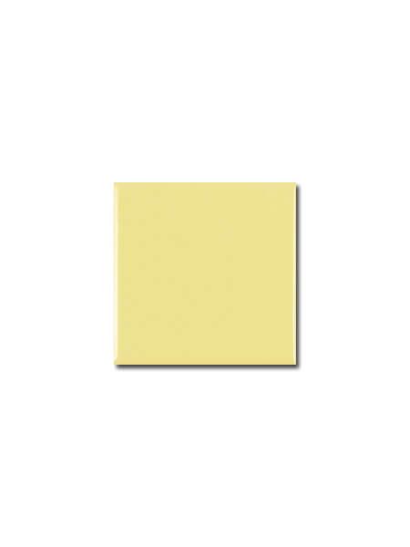 Azulejo liso amarillo mate 15x15 cm. El clásico azulejo para decoraciones retro o vintage o incluso modernas o minimalistas. Primera calidad.