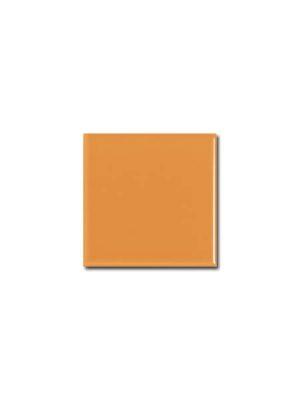 Azulejo liso hueso naranja 15x15 cm. El clásico azulejo para decoraciones retro o vintage o incluso modernas o minimalistas. Primera calidad.