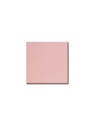 Azulejo liso rosa mate 15x15 cm. El clásico azulejo para decoraciones retro o vintage o incluso modernas o minimalistas. Primera calidad.