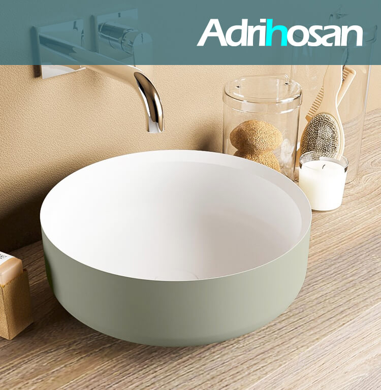 Lavabo Solid Surface Coss antibacterias