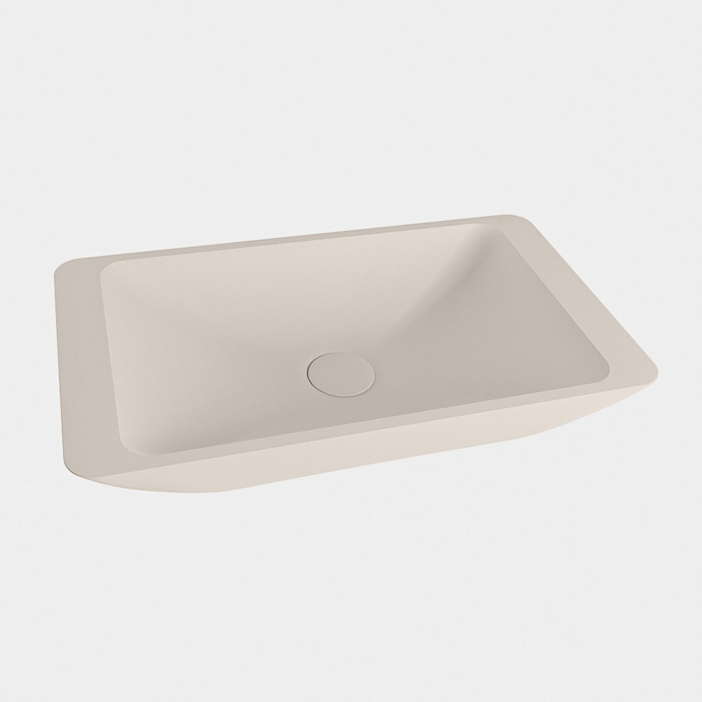 Lavabo Solid Surface TOPI 60cm color lino 2 Lavabos solid surface Adrihosan