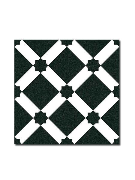 Pavimento imitación hidráulico Palau Grafito 20x20 cm. Diseños del pasado con tecnología del presente, azulejo para paredes y suelos.