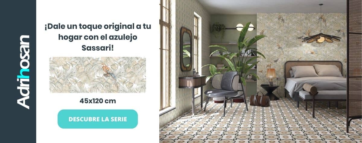 Azulejos tradicionales con patrones clásico