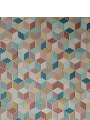 Pavimento hexagonal porcelánico Rhombus Colour 26,5 x 51 cm.