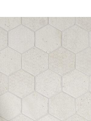 Pavimento hexagonal porcelánico Malta Sand 26,5 x 51 cm.