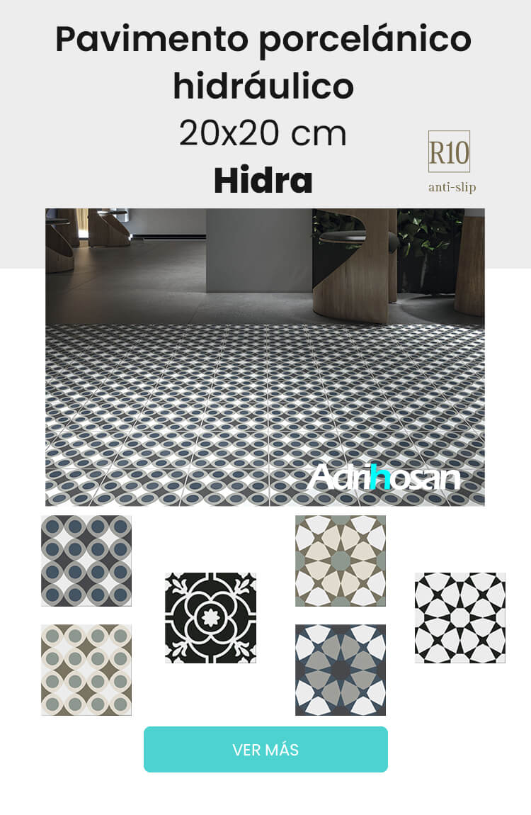 Pavimento imitación hidráulico Hidra Cifre 20x20 cm Adrihosan