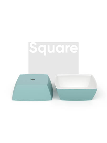 Lavabo solid surface Square