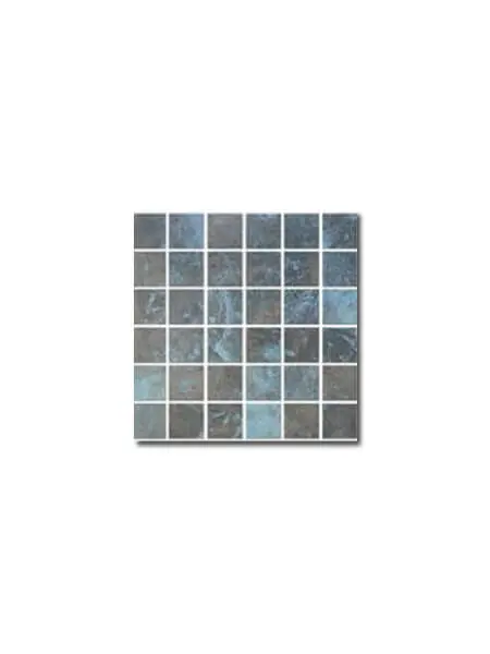 Azulejo porcelánico enmallado Bali Green Matt 29 x 29 cm tesela de 4,6 x 4,6 cm.