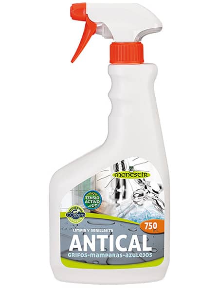 Limpiador antical para grifos y mamparas