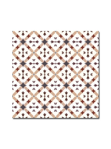 Compra azulejo porcelánico enmallado Prado Granate 29 x 29 cm tesela de 7,2 x 7,2 cm. Mallas y mosaicos fabricadas con azulejos porcelánicos.