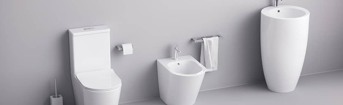 Inodoro a suelo Adrihosan Bolonia blanco brillo sistema Rimless.