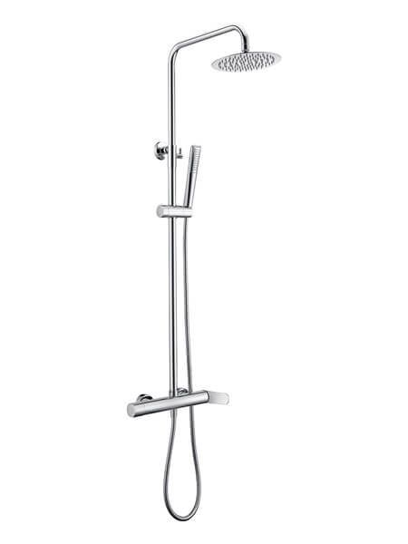 Columna de ducha monomando Dinamarca acero inoxidable 3 Sugerente y atractivo conjunto ducha dinamarca.