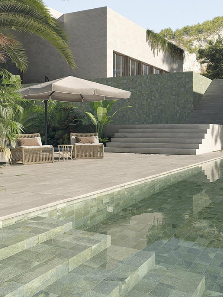 Suelo porcelánico imitación piedra Bali 30x30 cm