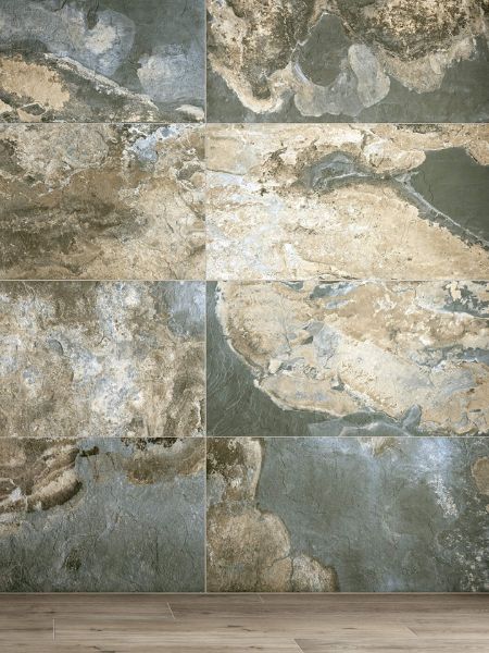 Pavimento porcelánico rectificado Ketchua Musgo 60x120 cm