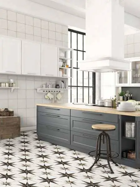 Suelo Hidráulico para Baño: Baldosa Tradicional y Azulejo Imitación