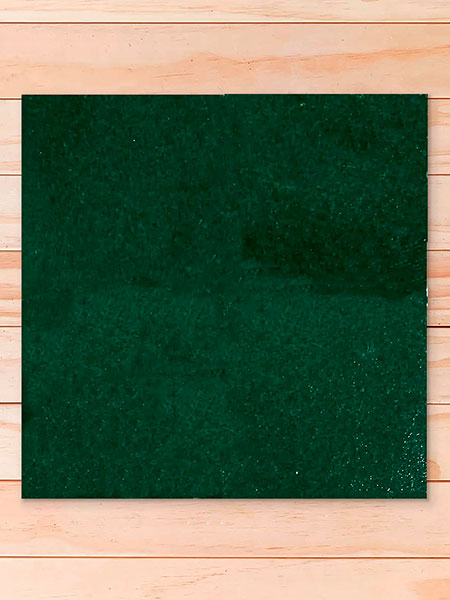 Descubre el Azulejo Zellige ZC214 verde: arte marroquí en cada pieza de 10x10x1 cm.
