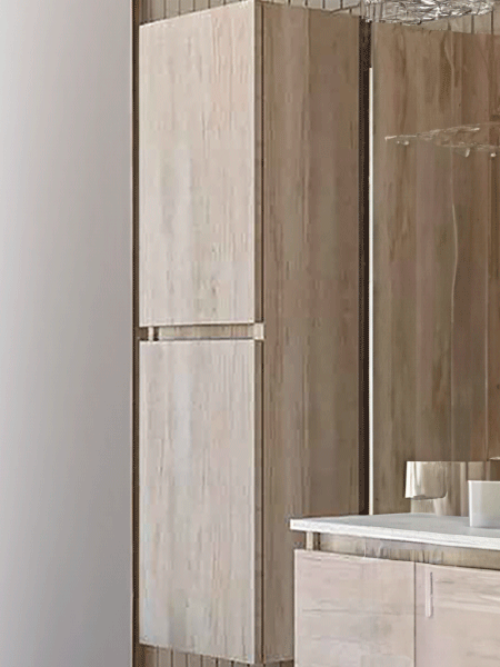 Columna 2 puertas Kloe melamina 120x35x26,5.