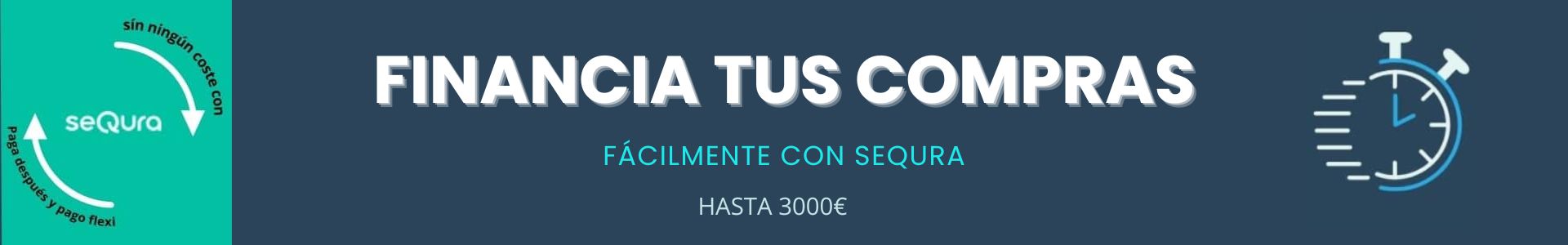 Financia tus compras fácilmente con Sequra.