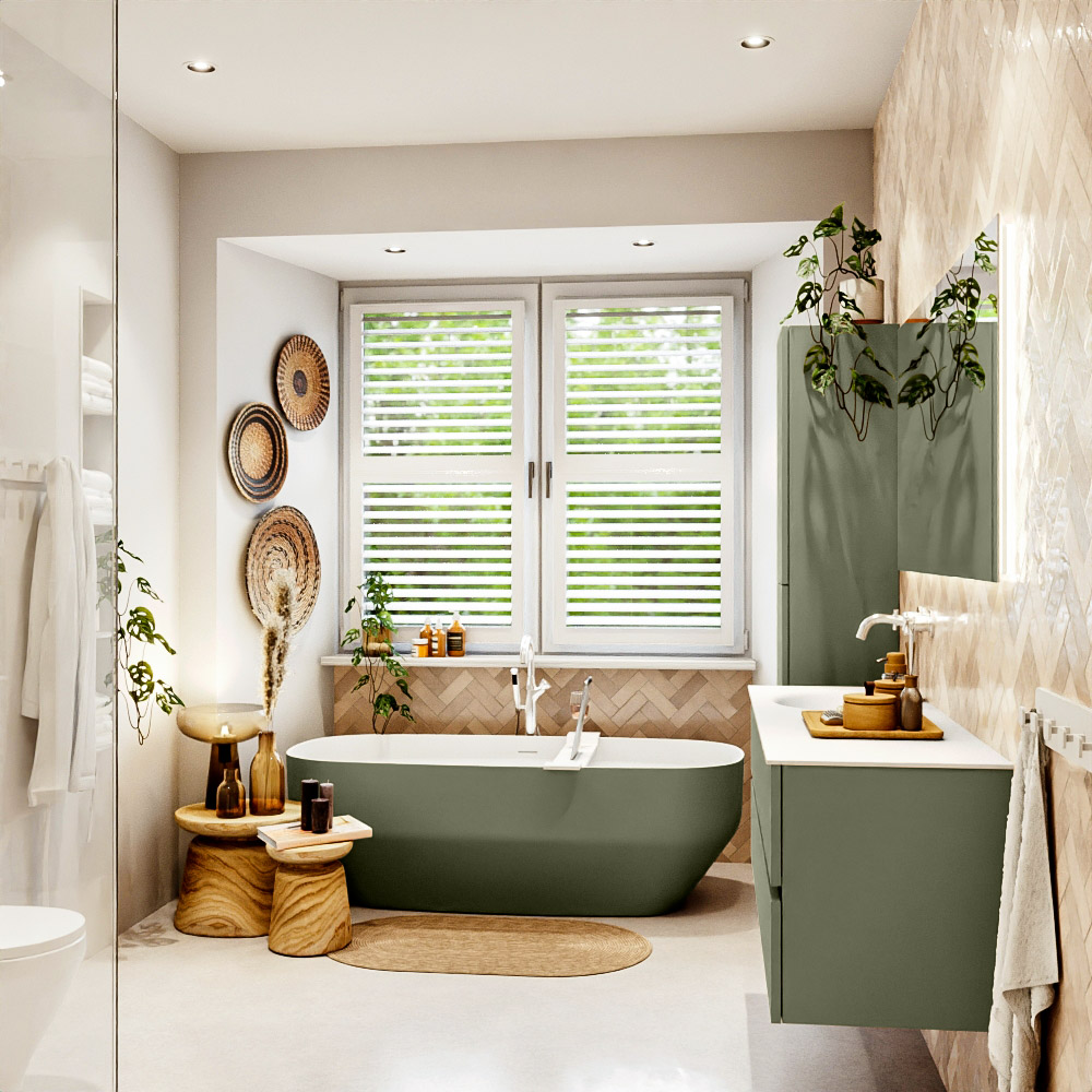 MONDIAZ VICA 140cm mueble de baño Army 2 cajones. Lavabo MOON Izquierda 1 orificio, color Talc. 3 MONDIAZ VICA 140cm mueble de baño Army 2 cajones. Lavabo MOON Izquierda 1 orificio, color Talc. - Imagen 3