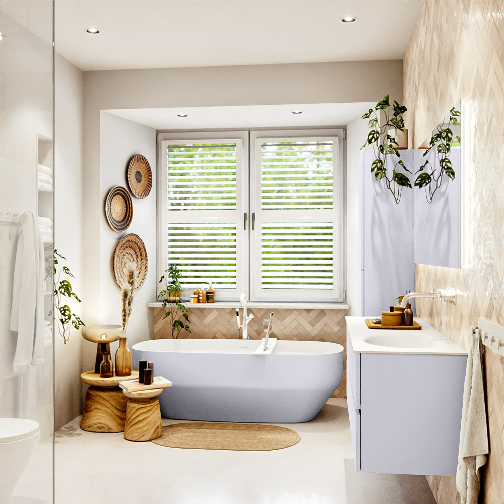MONDIAZ VICA 140cm mueble de baño Cale 2 cajones. Lavabo MOON Derecho sin orificio, color Talc. 3 MONDIAZ VICA 140cm mueble de baño Cale 2 cajones. Lavabo MOON Derecho sin orificio, color Talc. - Imagen 3
